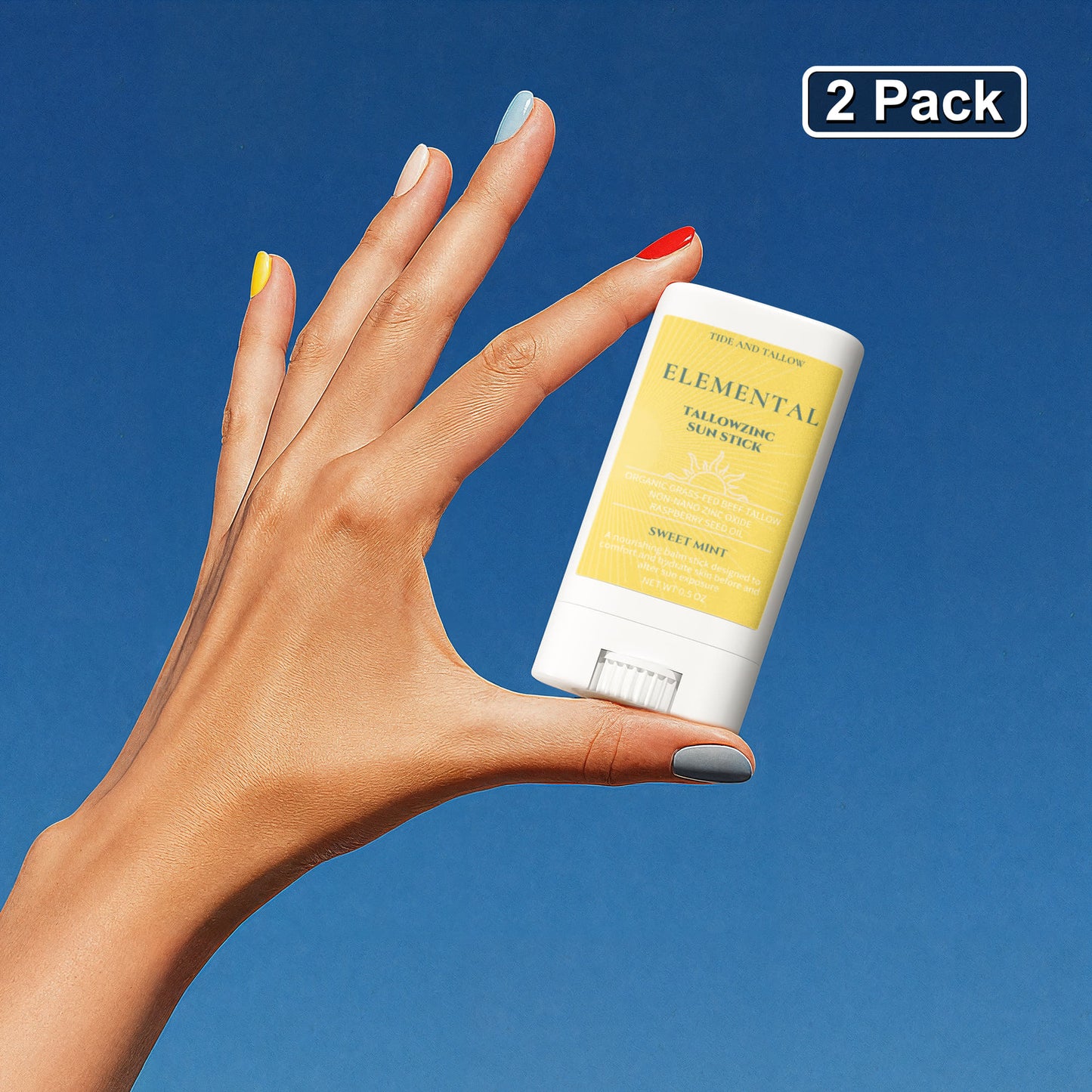 'Elemental' Tallow Zinc Sun Stick 2 Pack