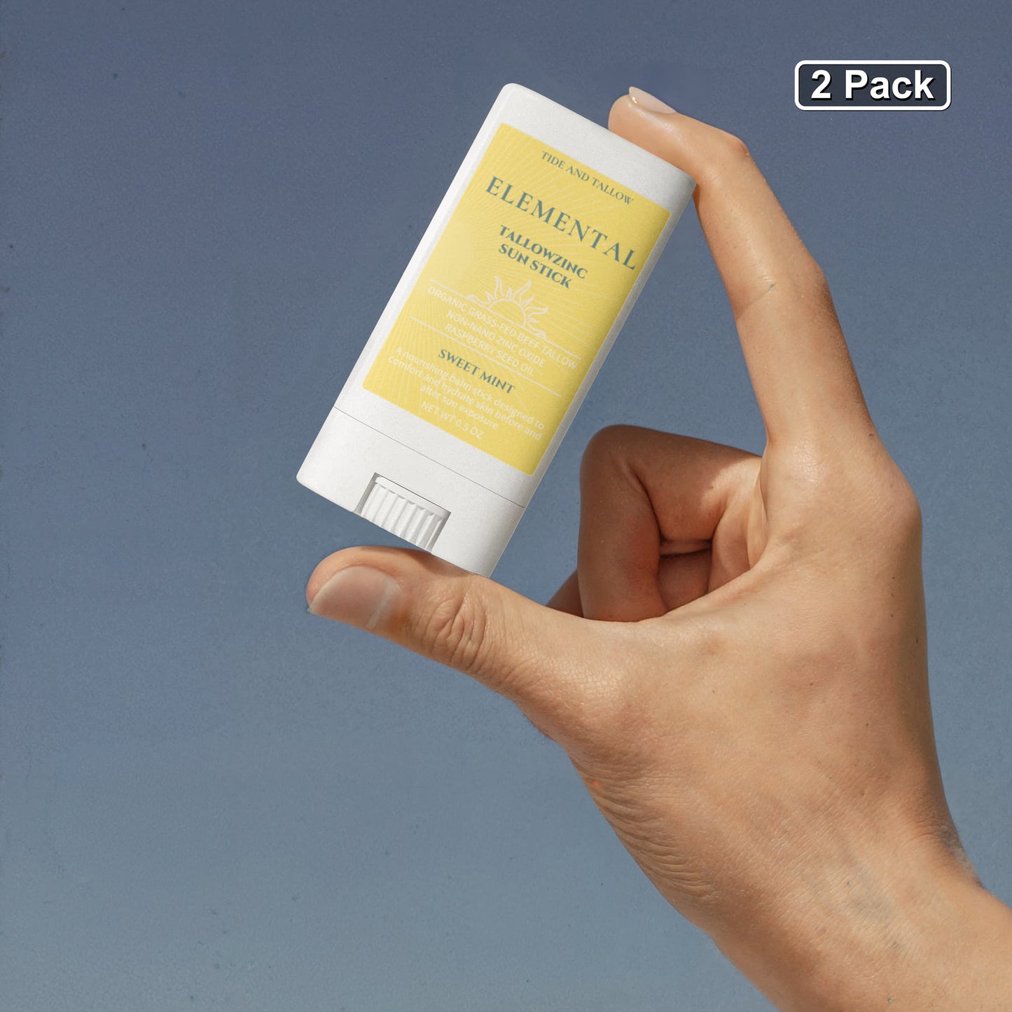 'Elemental' Tallow Zinc Sun Stick 2 Pack