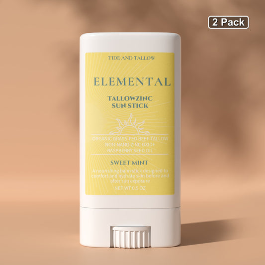 'Elemental' Tallow Zinc Sun Stick 2 Pack